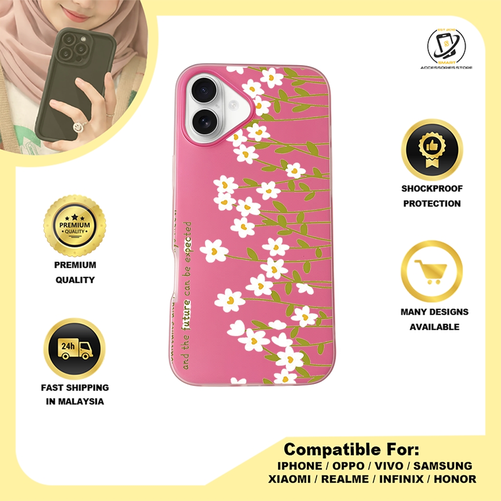 JELLY CASE PHONE FOR IPHONE - DESIGN FLOWER A1