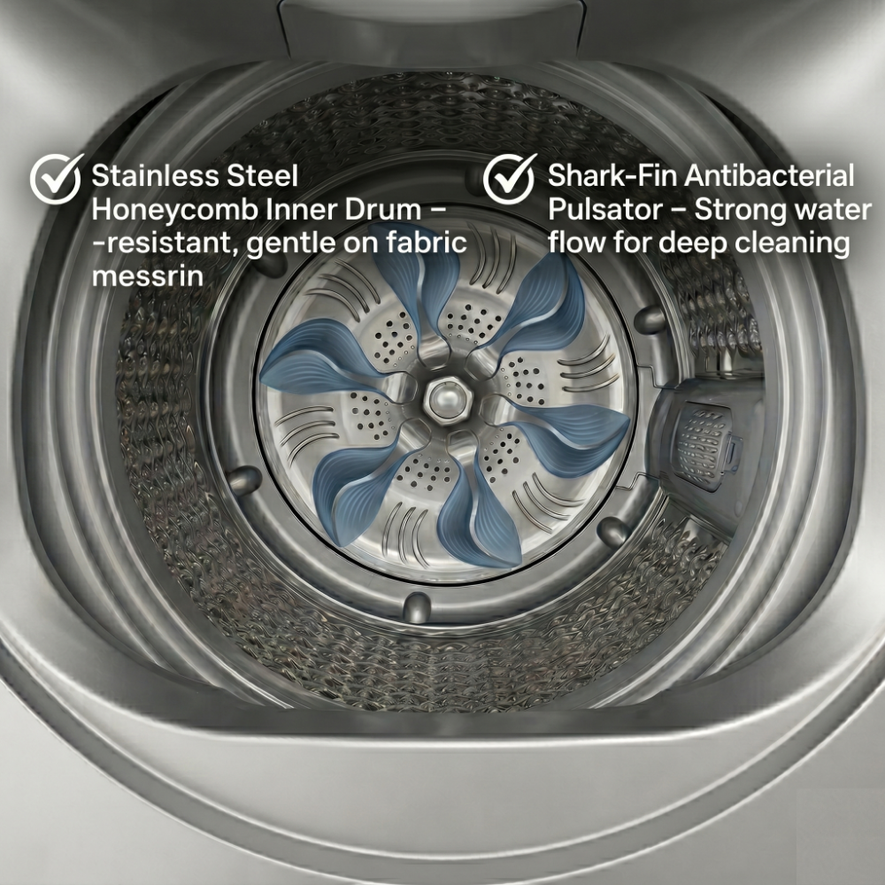Farfalla 8kg Fully Automatic Top Load Washing Machine FWM-1729A2 EOS