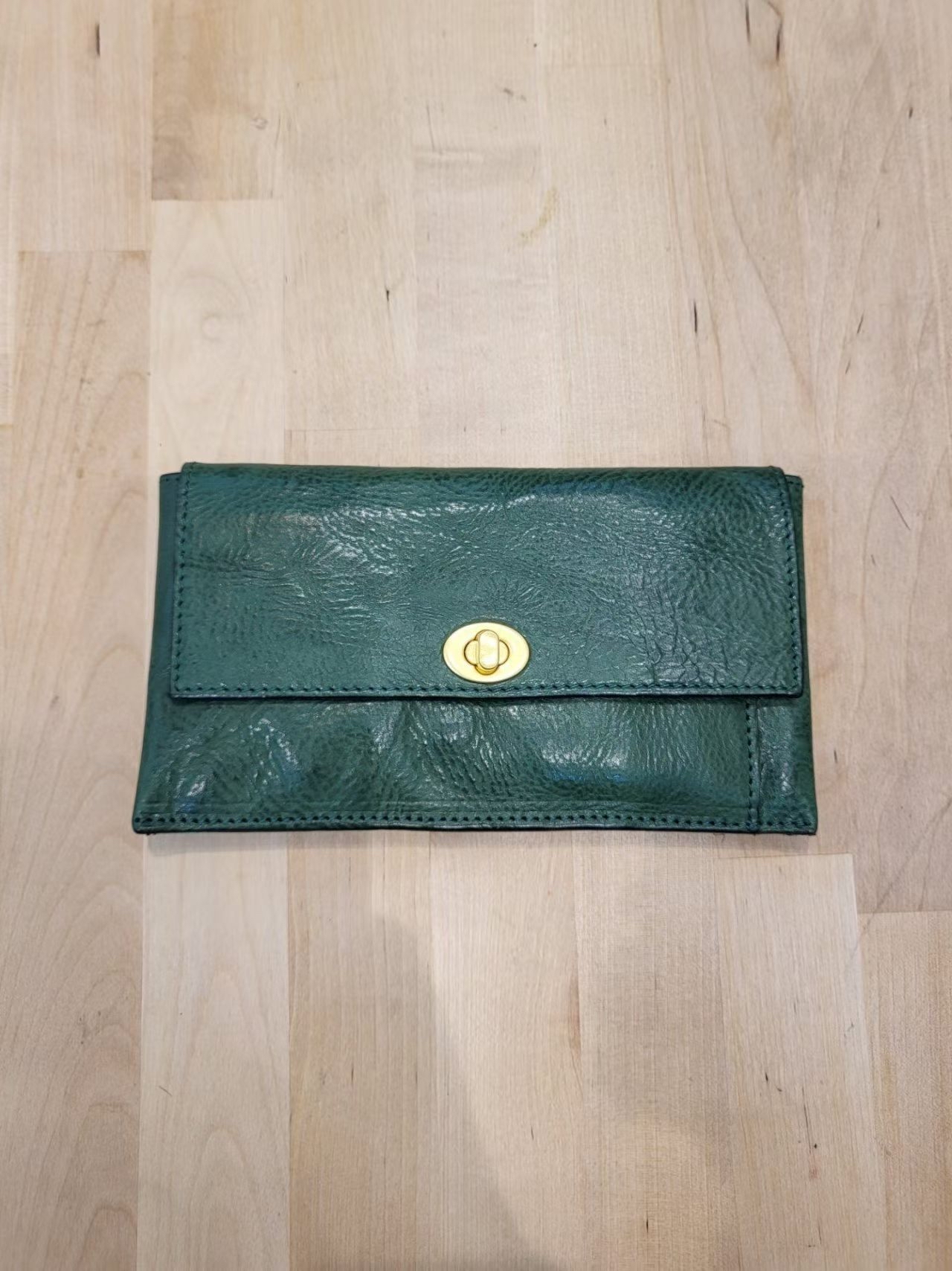 VE OY 手工牛皮長銀包套裝