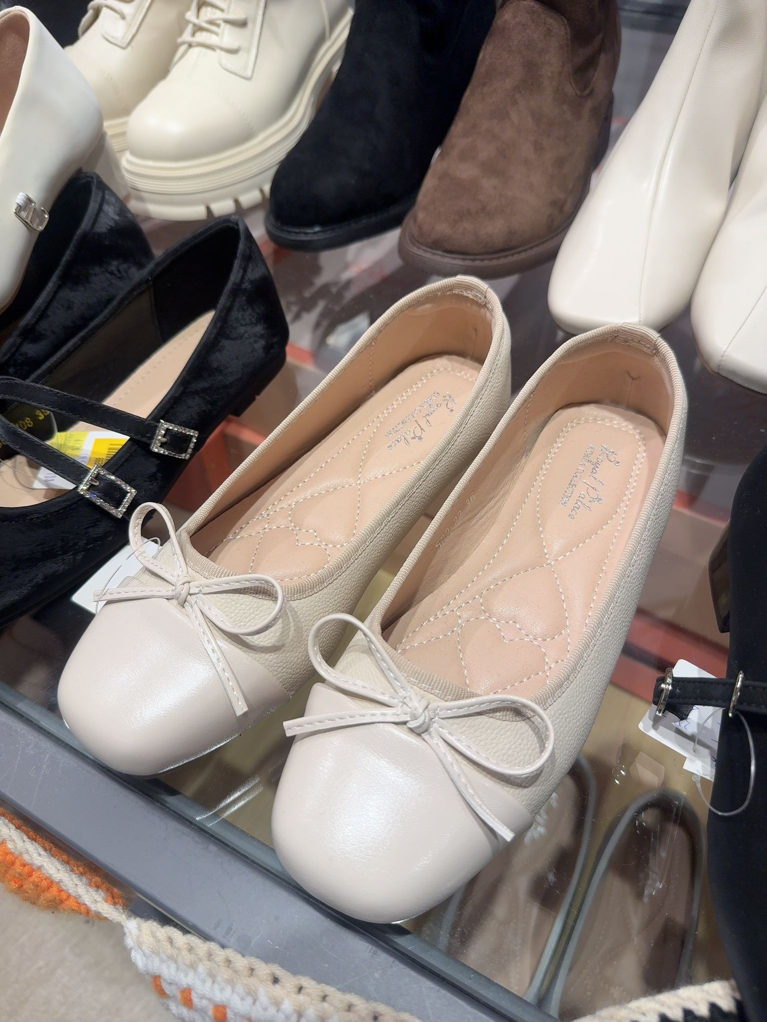 蝴蝶結平底鞋【兩色】