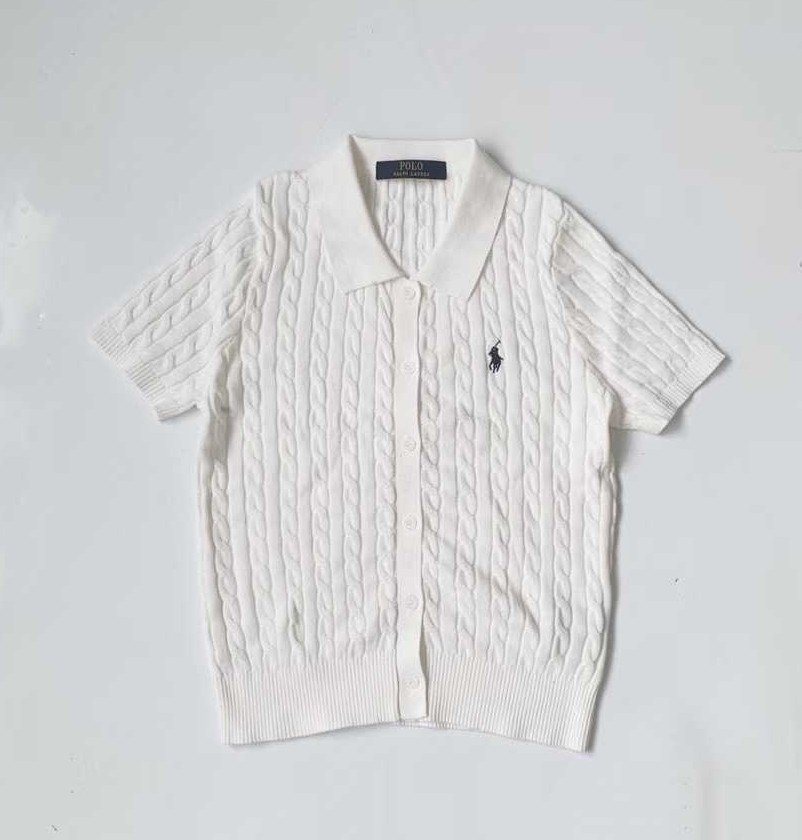 預訂 RL Polo 麻花針織鈕扣衫 [貨號26A1496]