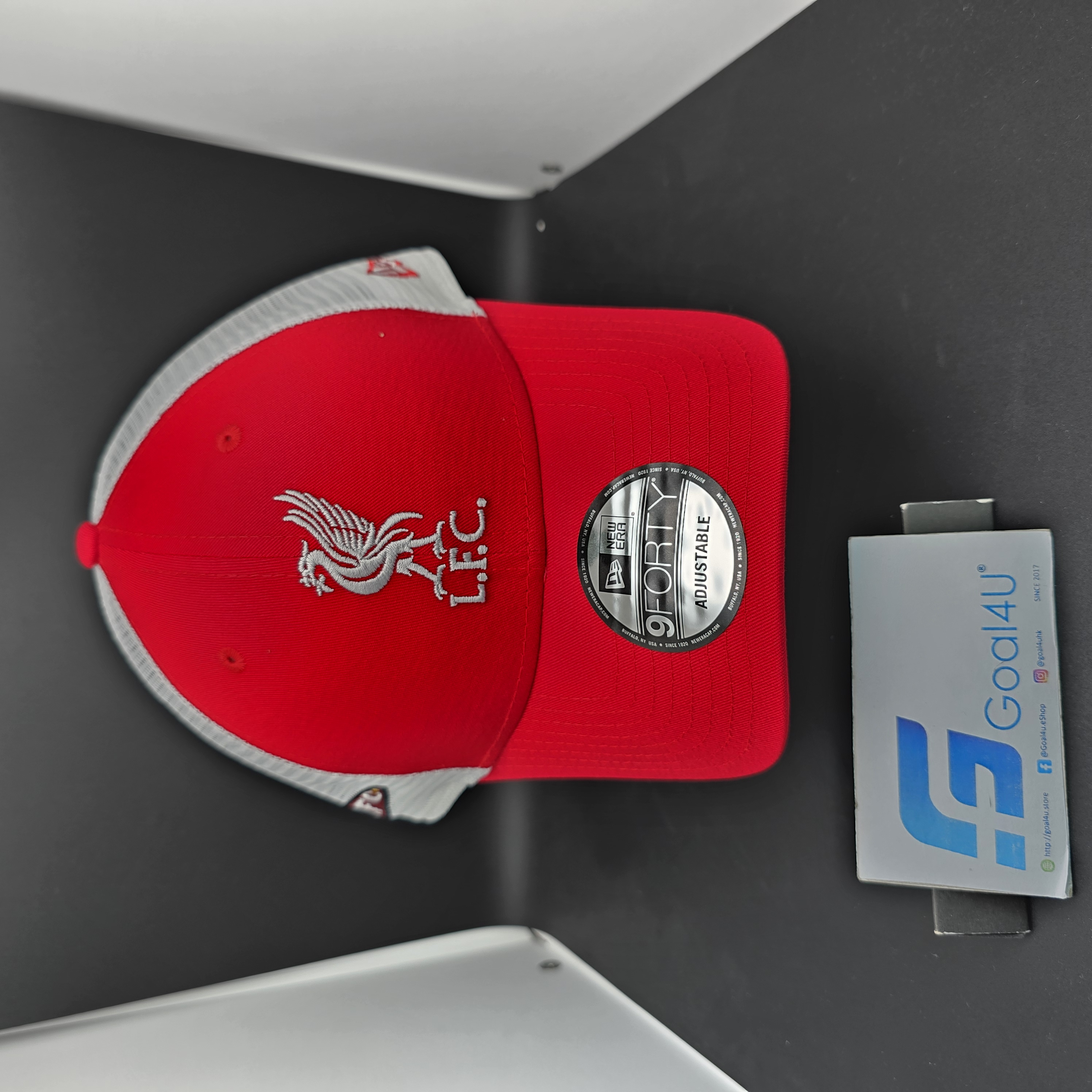 #現貨 🧢 New Era Liverpool 利物浦 9Forty Patch Mesh Trucker Cap 60852591