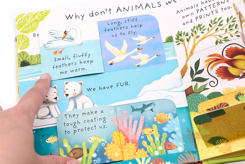 Usborne First Questions and Answers系列翻翻書Why should I get dressed 為什麼我要穿上衣服