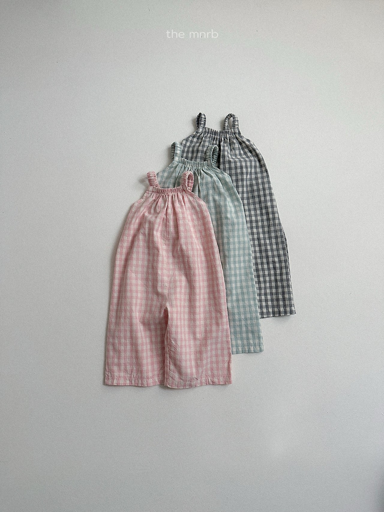 Minirobe | Check Jumsuit (Mint XL100-110)
