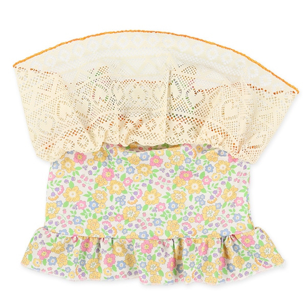 🇯🇵預訂 日本直送🇯🇵兩色花卉滿印蕾絲吊帶分體泳衣