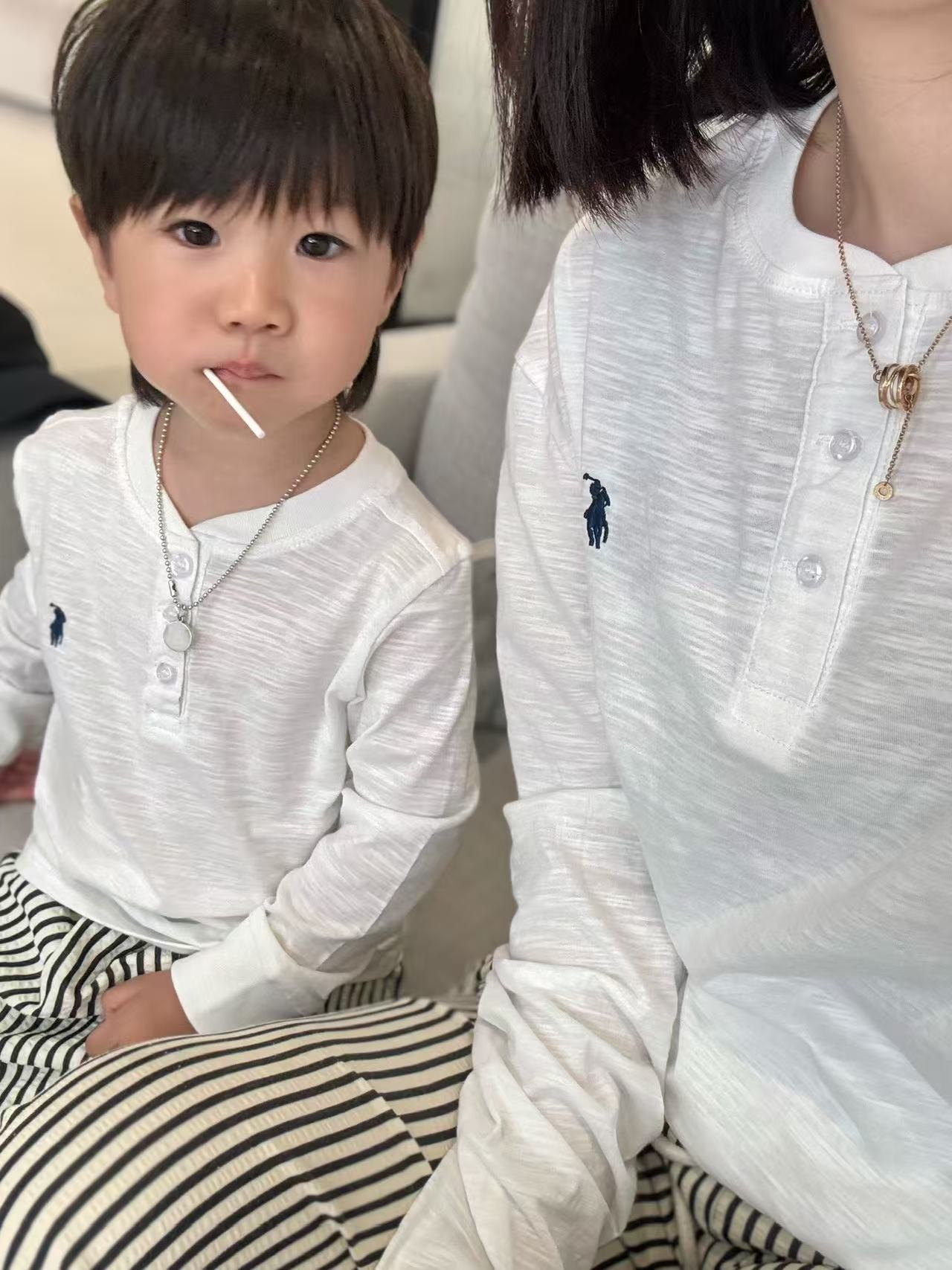 0627 超輕薄透氣‼️ PL 親子勞倫亨利衫