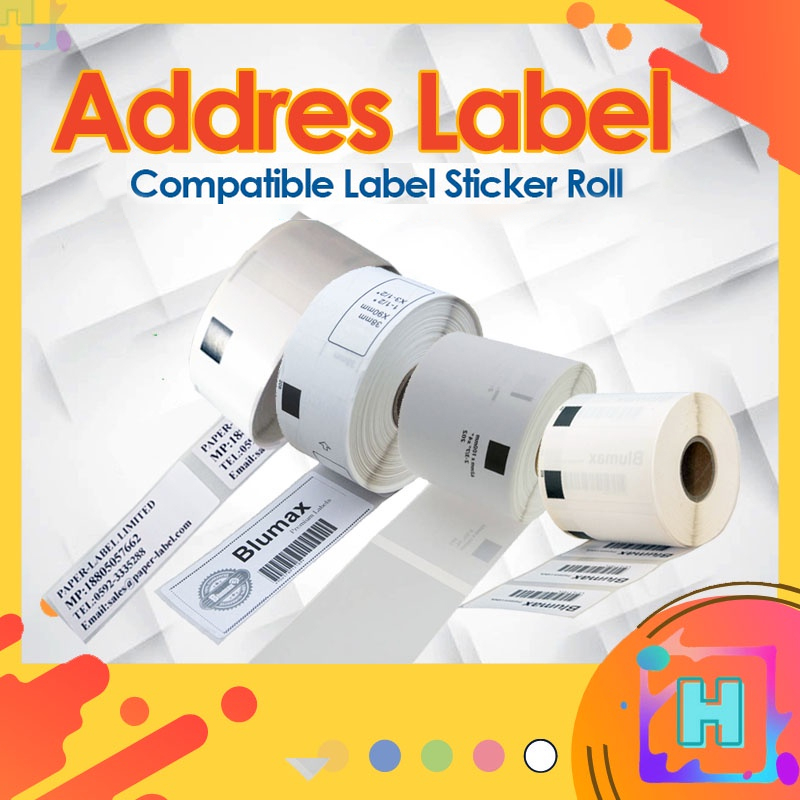 29mm 38mm 62mm DK11201 DK11208 DK11209 compatible dk roll tape Label Printer QL700 QL800 QL820NW Address Label Sticker