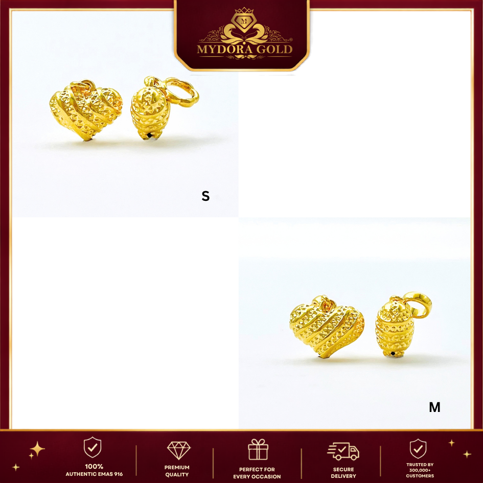 MYDORA Charm Puffed Love (5G) l EMAS 916/22K