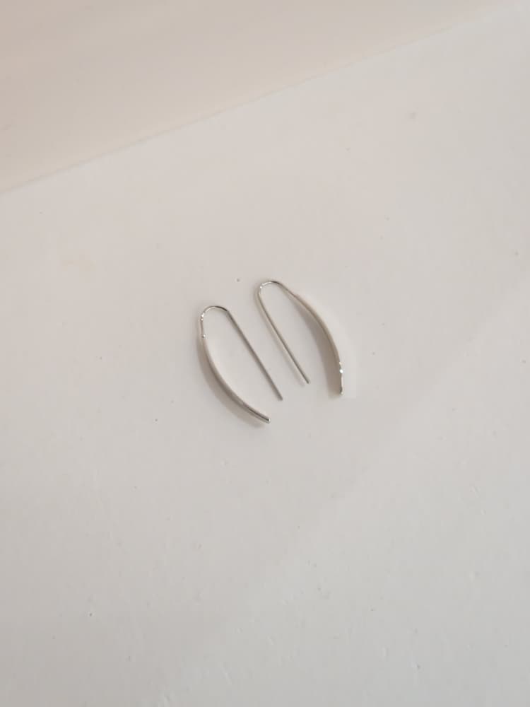 Inverted U Stud Earrings