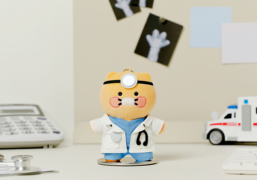 春植 站立 公仔鎖匙扣