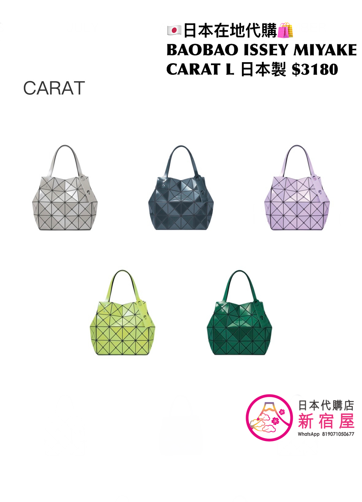 BAOBAO ISSEY MIYAKE CART L