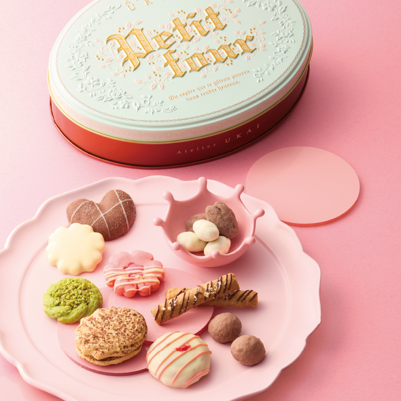 ATELIER UKAI 2026限定 巧克力什錦餅乾鐵盒