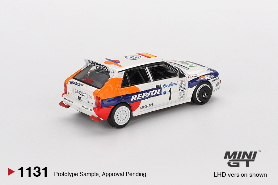 Mini GT 1/64  Lancia Delta HF Integrale Evoluzione #1 1993 Rallye Monte-Carlo - MGT01131-BL