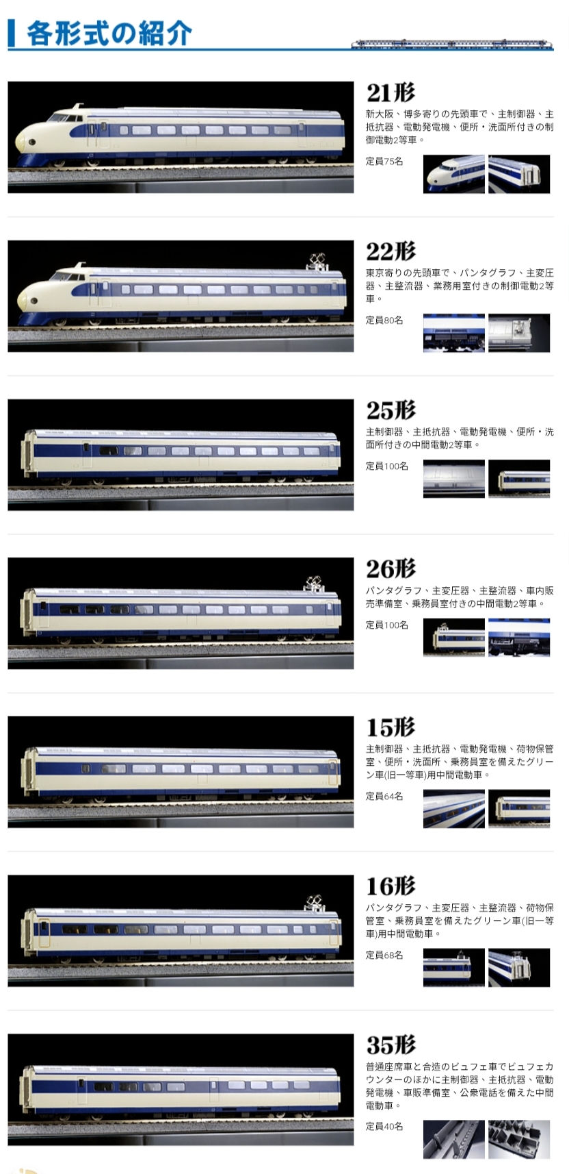 造形村0系新幹線 Zoukei Mura Super Rail Series HO-Scale 增結四節組（不含車頭）