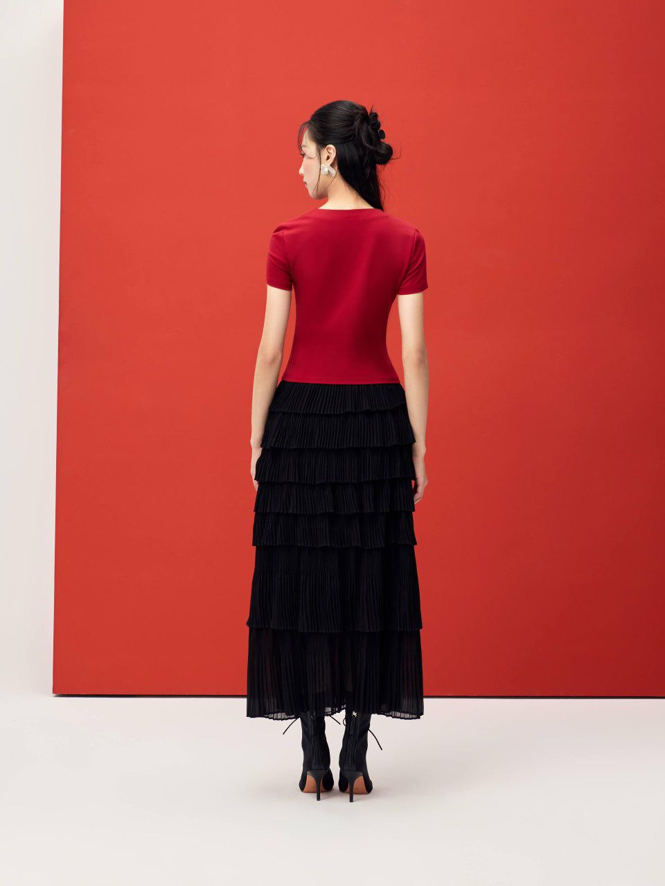 蛋糕显瘦长裙 S0095