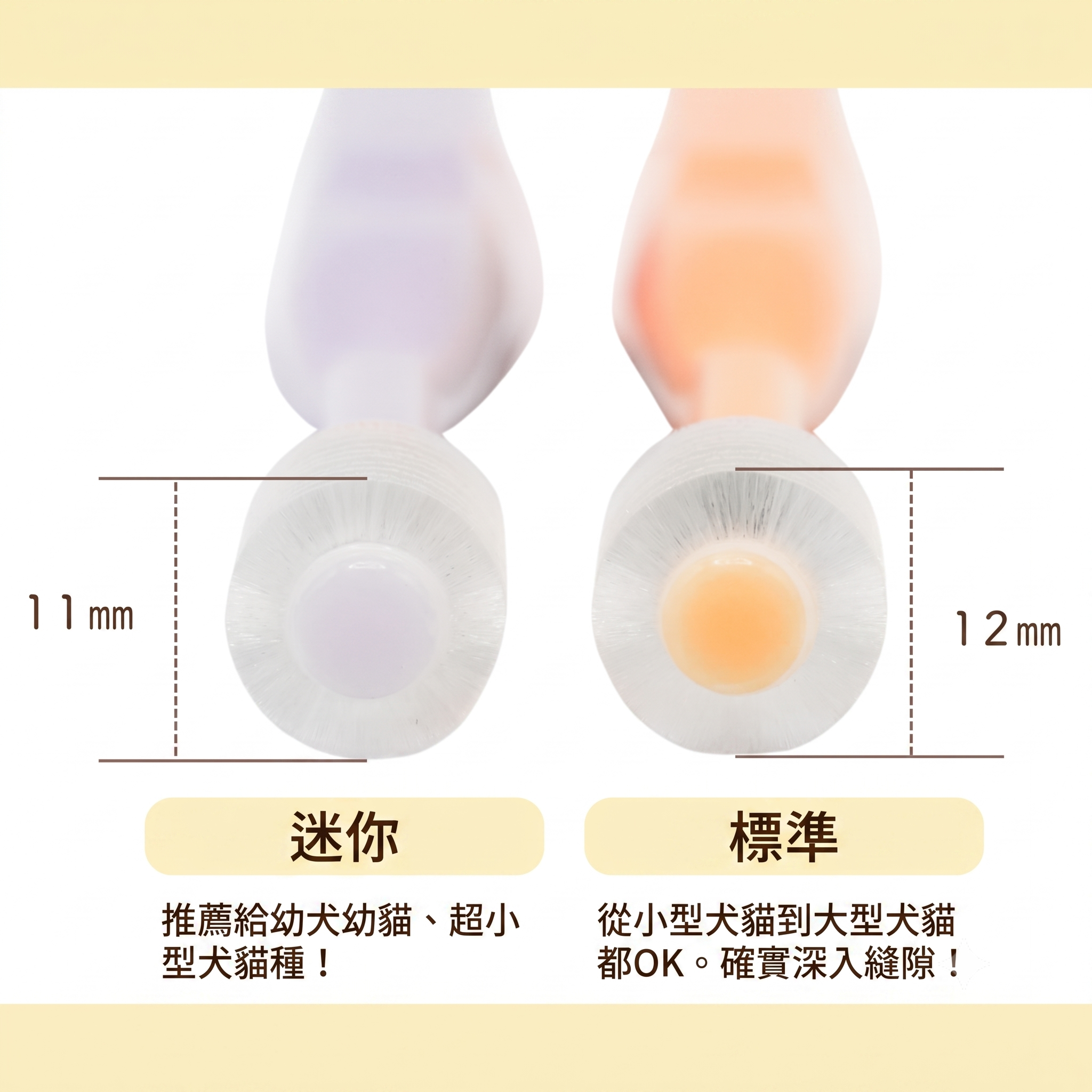 Hapico🇯🇵360度寵物專用柔軟牙刷 (標準/迷你款)
