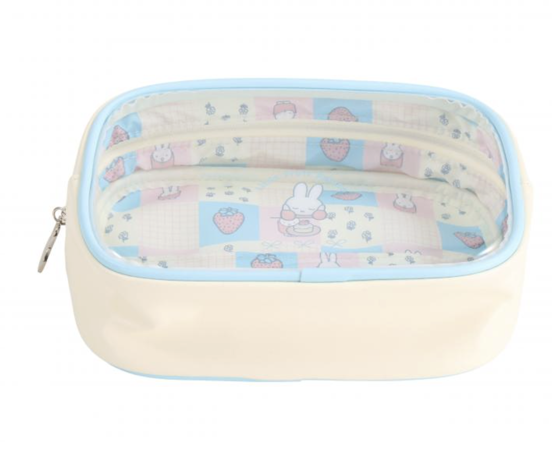 🐰Pre Order  - miffy 聯乘限定 Little Fruit Parade 索繩袋 / 透明 zipper Pouch  ( 📦 大約 5月中到貨, 若遇到缺貨或其它因素貨期會延遲 ）