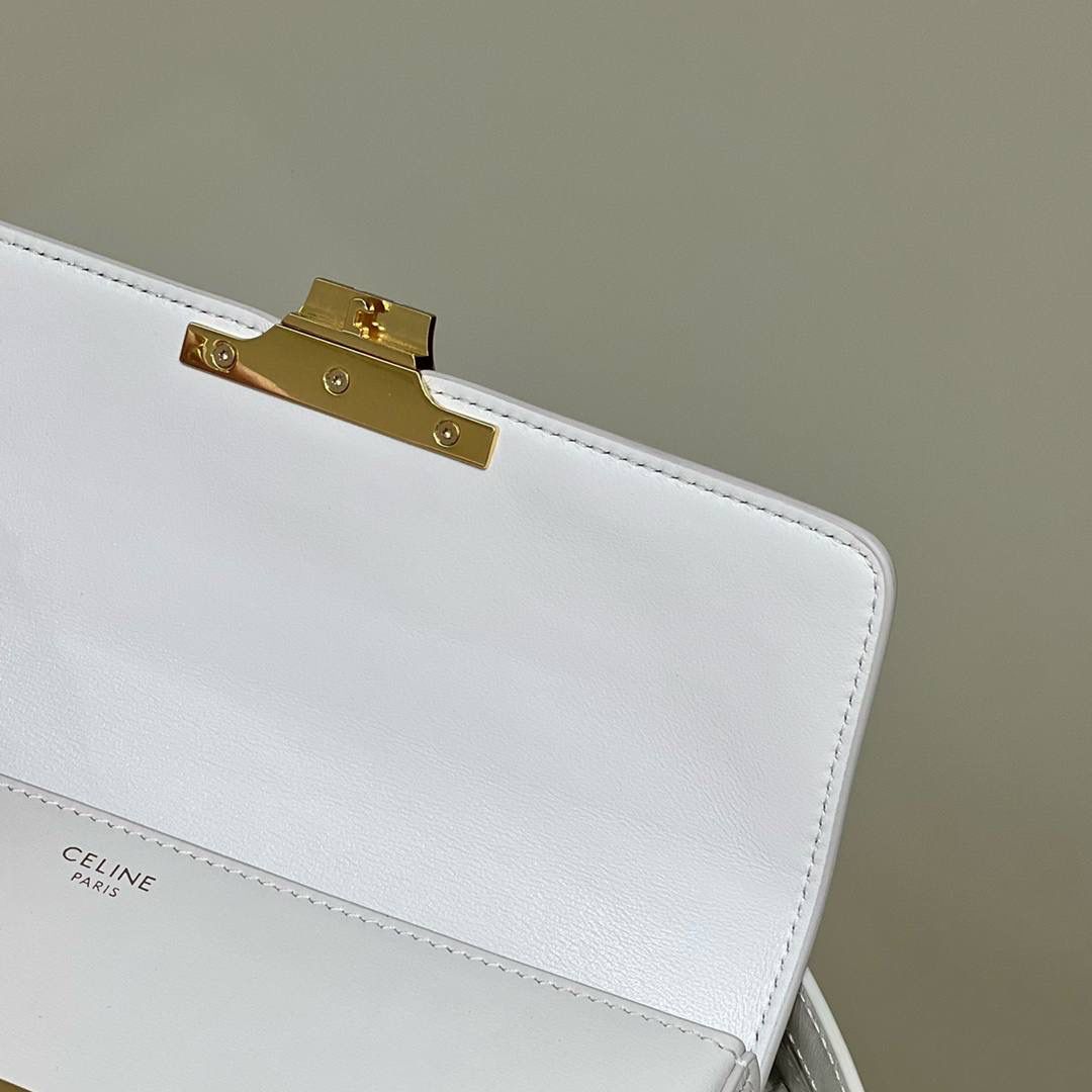 🔥大货实拍图 𝗖𝗘𝗟𝗜𝗡𝗘 ♥ 𝗧𝗥𝗜𝗢𝗠𝗣𝗛𝗘 𝗦𝗛𝗢𝗨𝗟𝗗𝗘𝗥 𝗕𝗔𝗚 型号：194143 尺寸：20*10*4cm