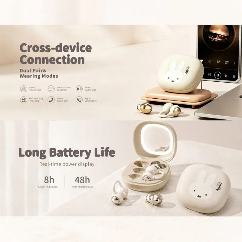 miffy 二合一雙享無線耳機