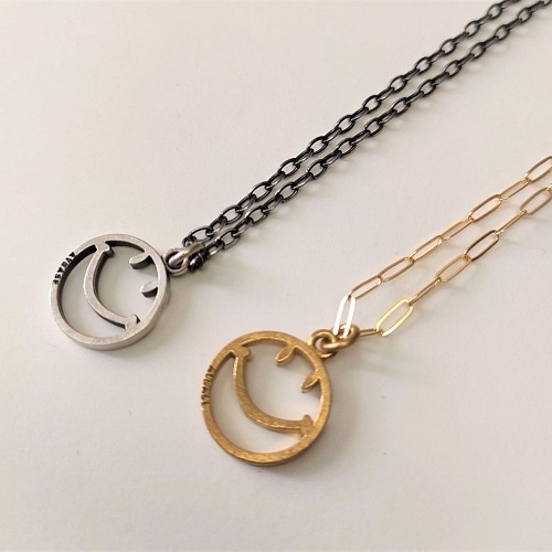 只按訂單生產~Atease SMILE OPEN WORK NECKLACE GP pre order/訂購