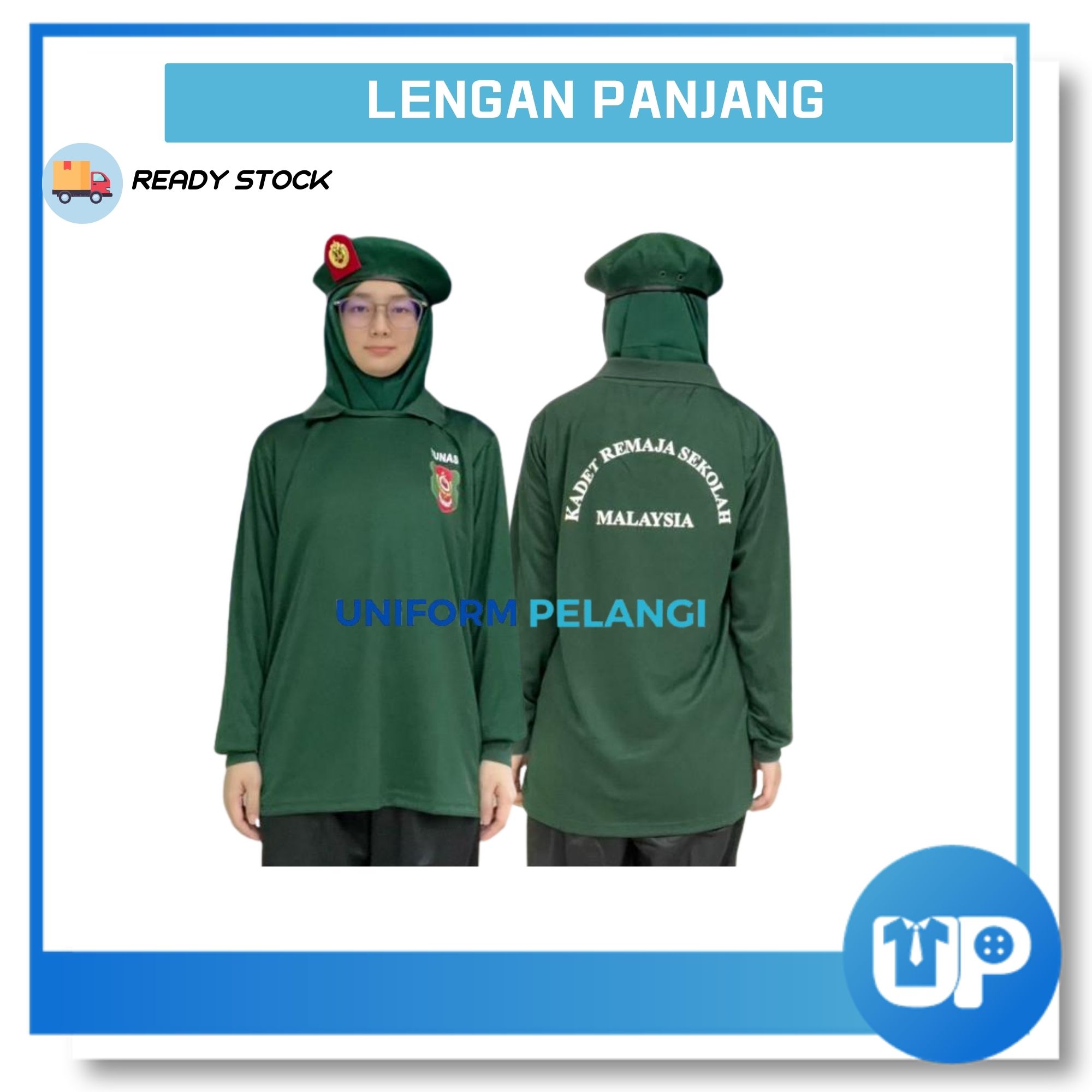 Kadet TKRS Microfiber TShirt Lengan Panjang Original T-shirt Tunas Kadet Remaja Sekolah Long sleeve