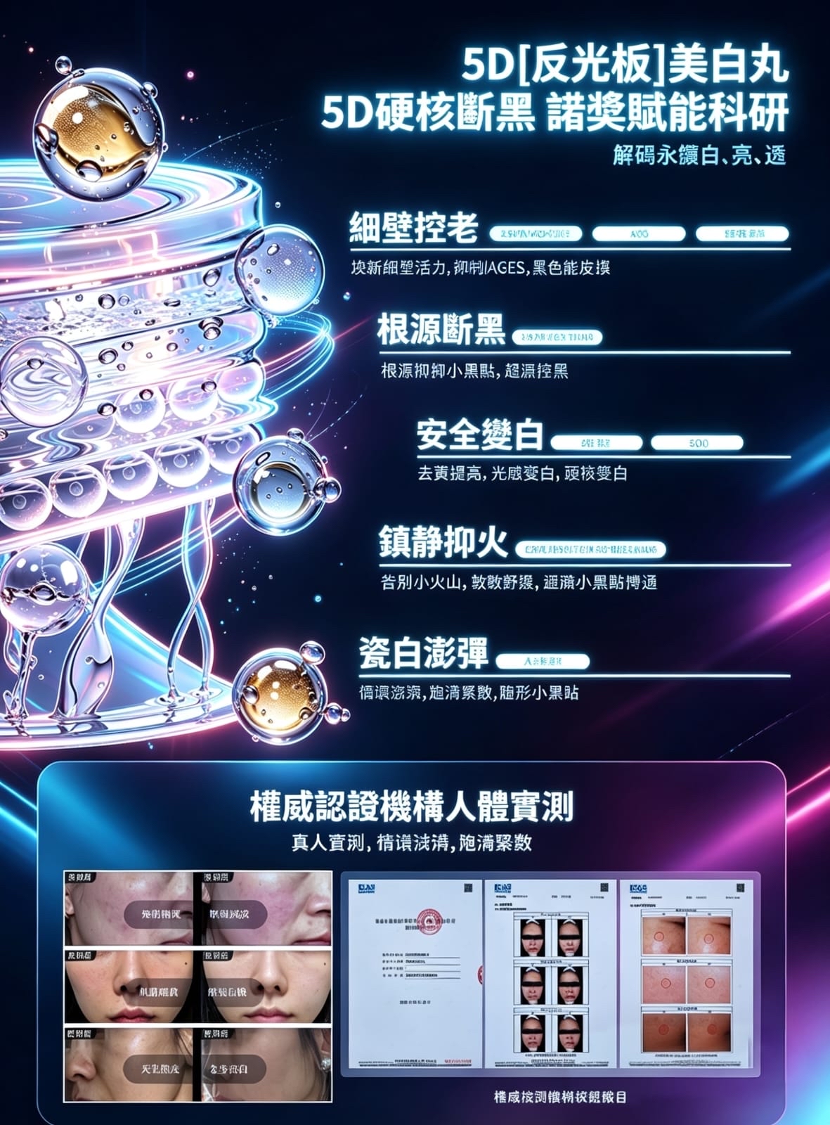 💜現貨包順豐櫃🎉港生研的 反光板5D瓷白美白丸-Porce Pill｜全通路美白天花板  