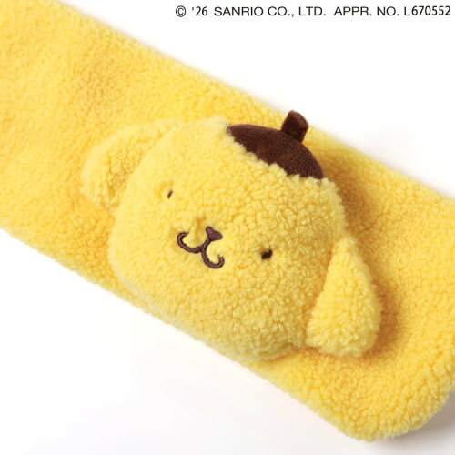 🆕【⭐訂購⭐】🇯🇵 日本直送 🌀 #Pompompurin / #Kitty 絨毛穿洞頸巾 🌀[ELJA-0174][261119]