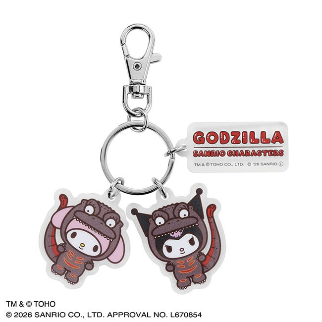  🎀【預訂】GODZILLA x SANRIO Key chain A