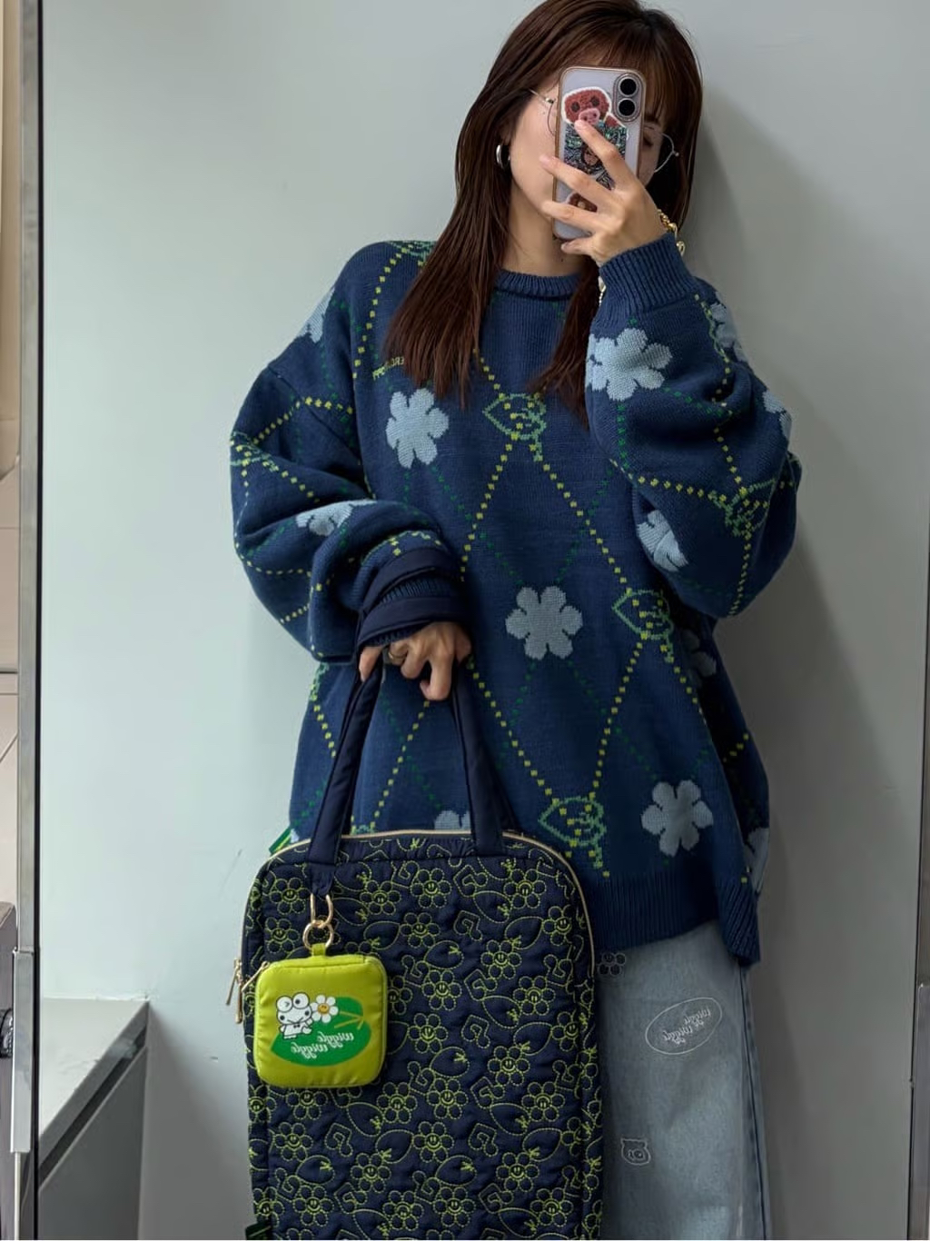 日本預訂📍日本Sanrio x Wiggle Wiggle系列 - 圓領冷衫 不包郵 2026年11月下旬出貨