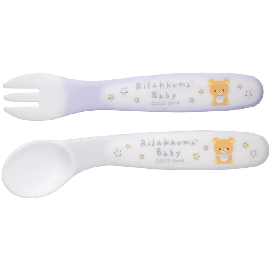 鬆弛熊 Baby 兒童餐匙及餐叉套裝（12cm）