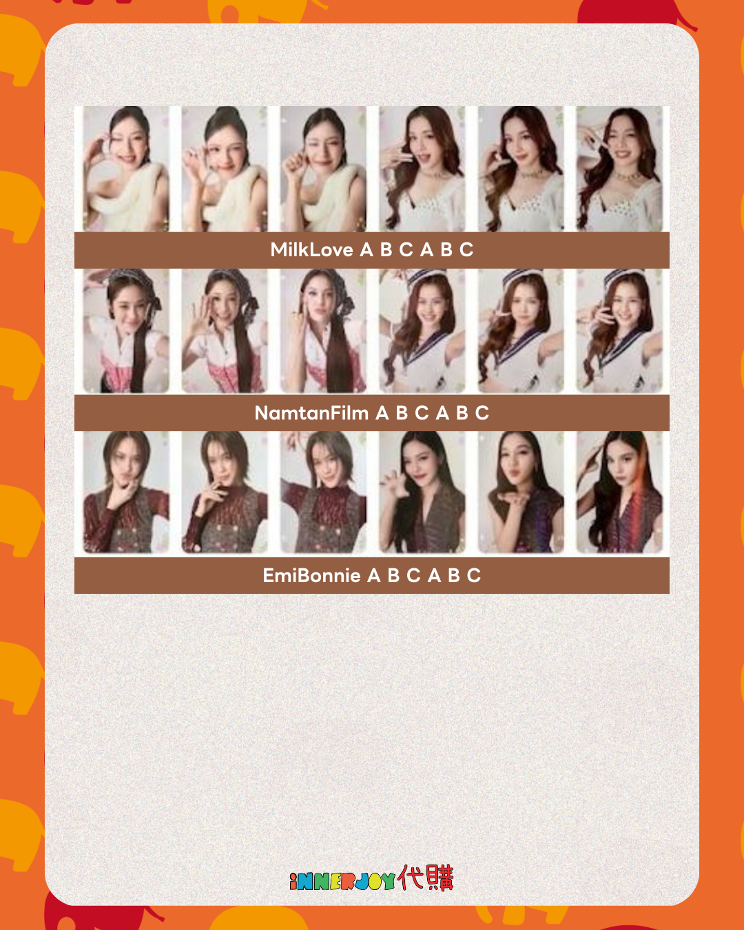 日本現貨（下單後30天到港）【女卡拆卡出售連結】 | GMMTV POP UP STORE IN TOKYO 2026 官方周邊