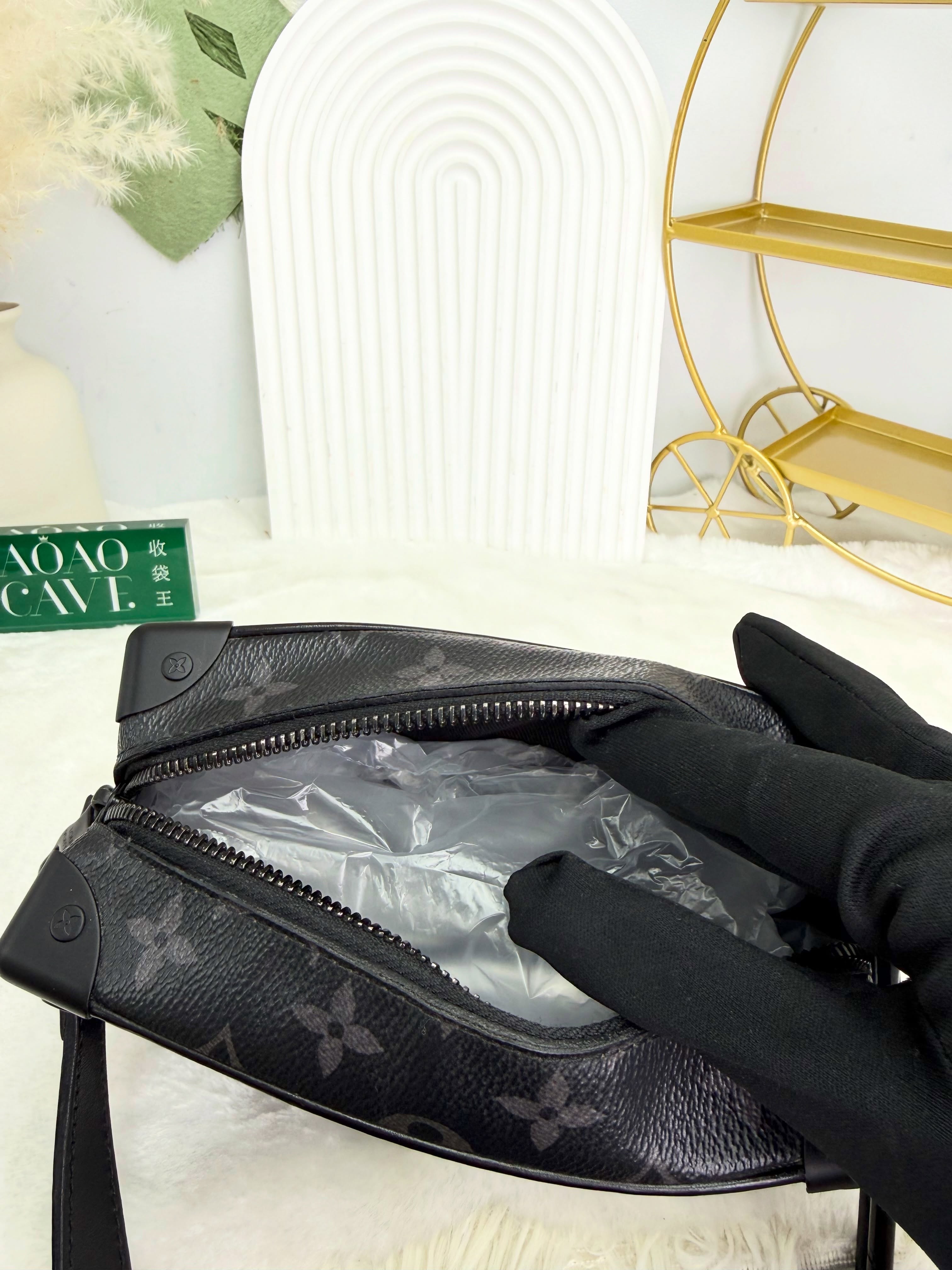 LV👜 PRE OWNED 🛍️Mini Soft Trunk 黑色老花 晶片款🖤