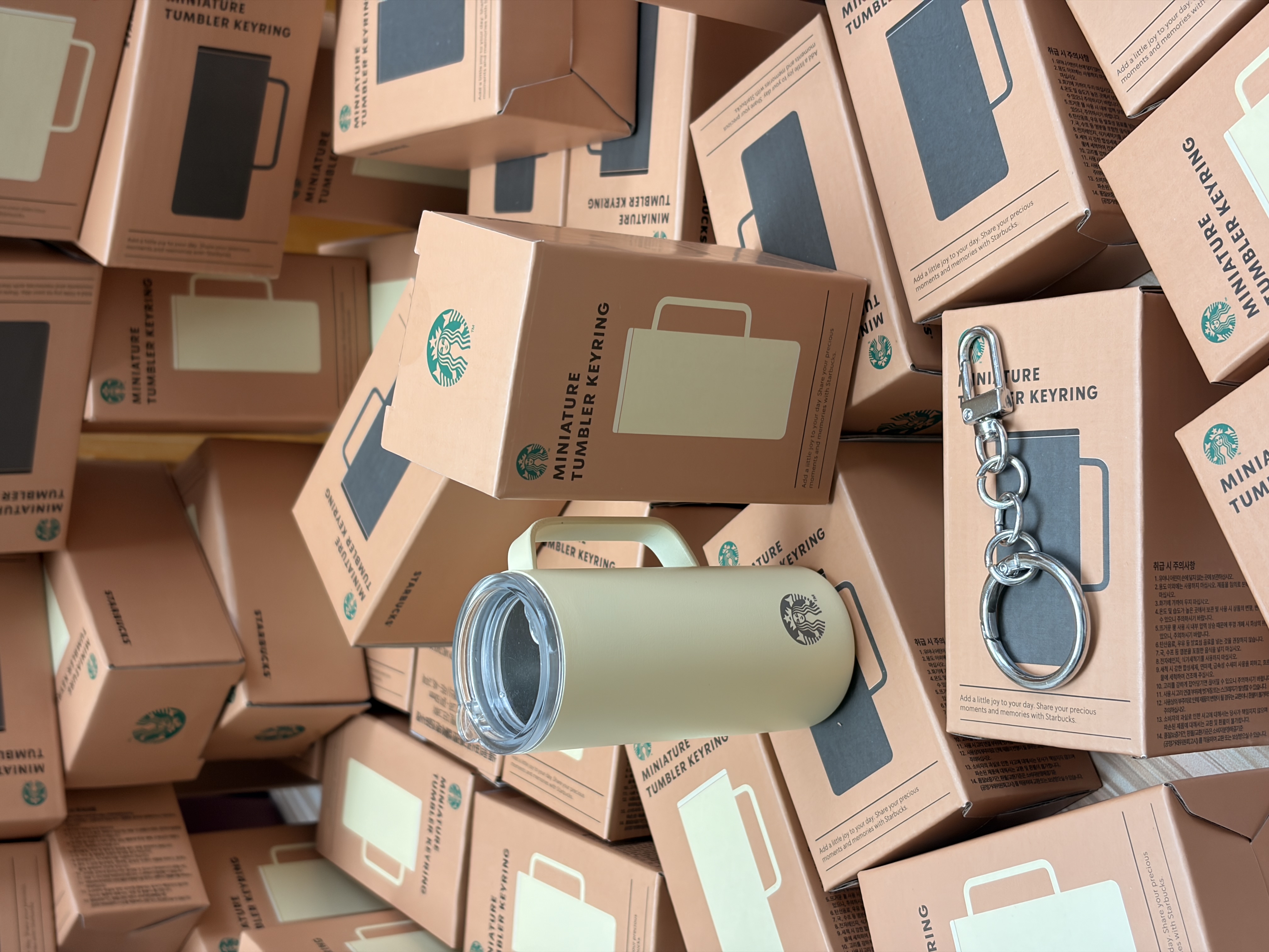 韓國Starbucks 保溫杯鎖匙扣