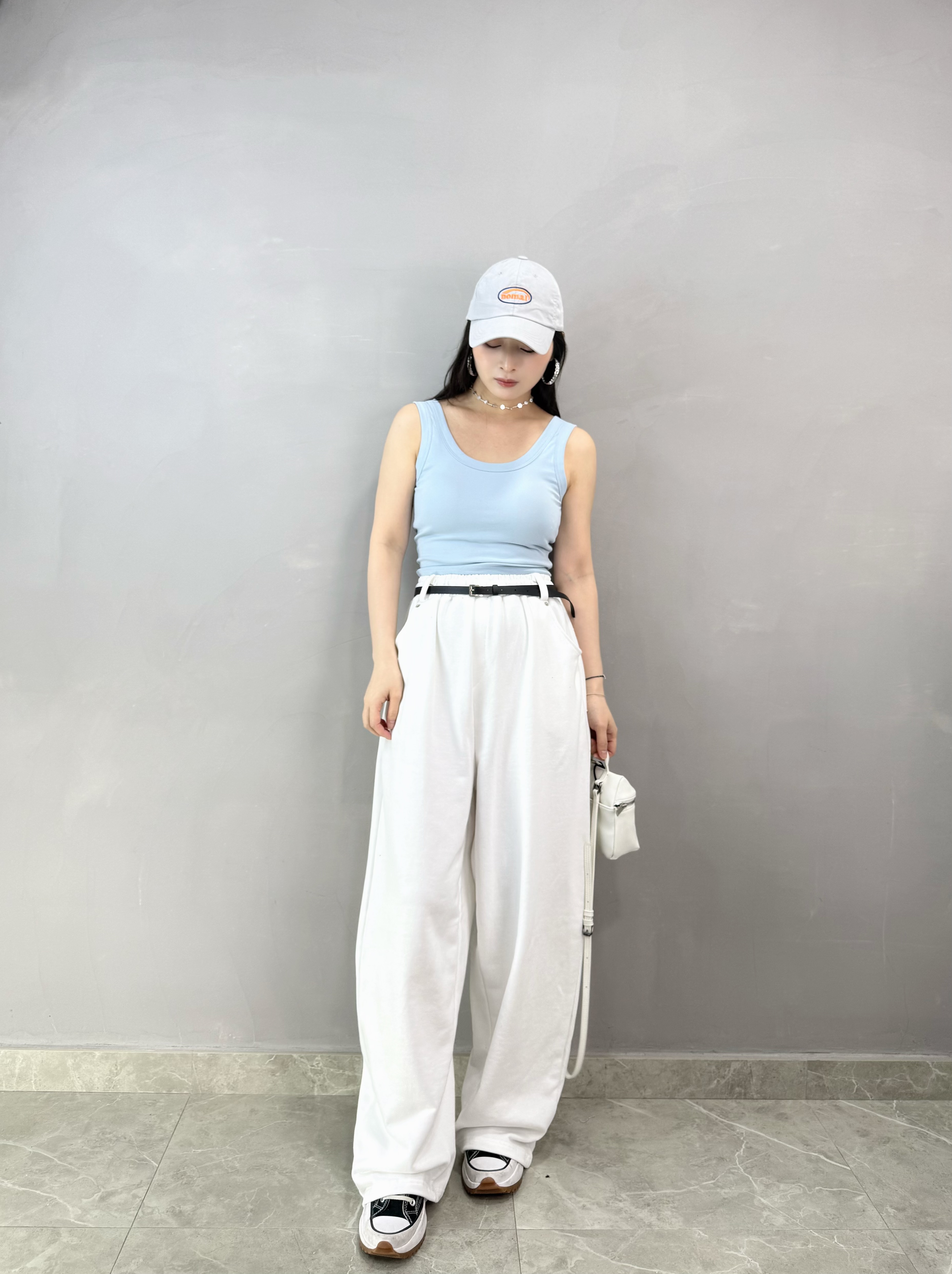 I66 棉質背心中長Bra Top