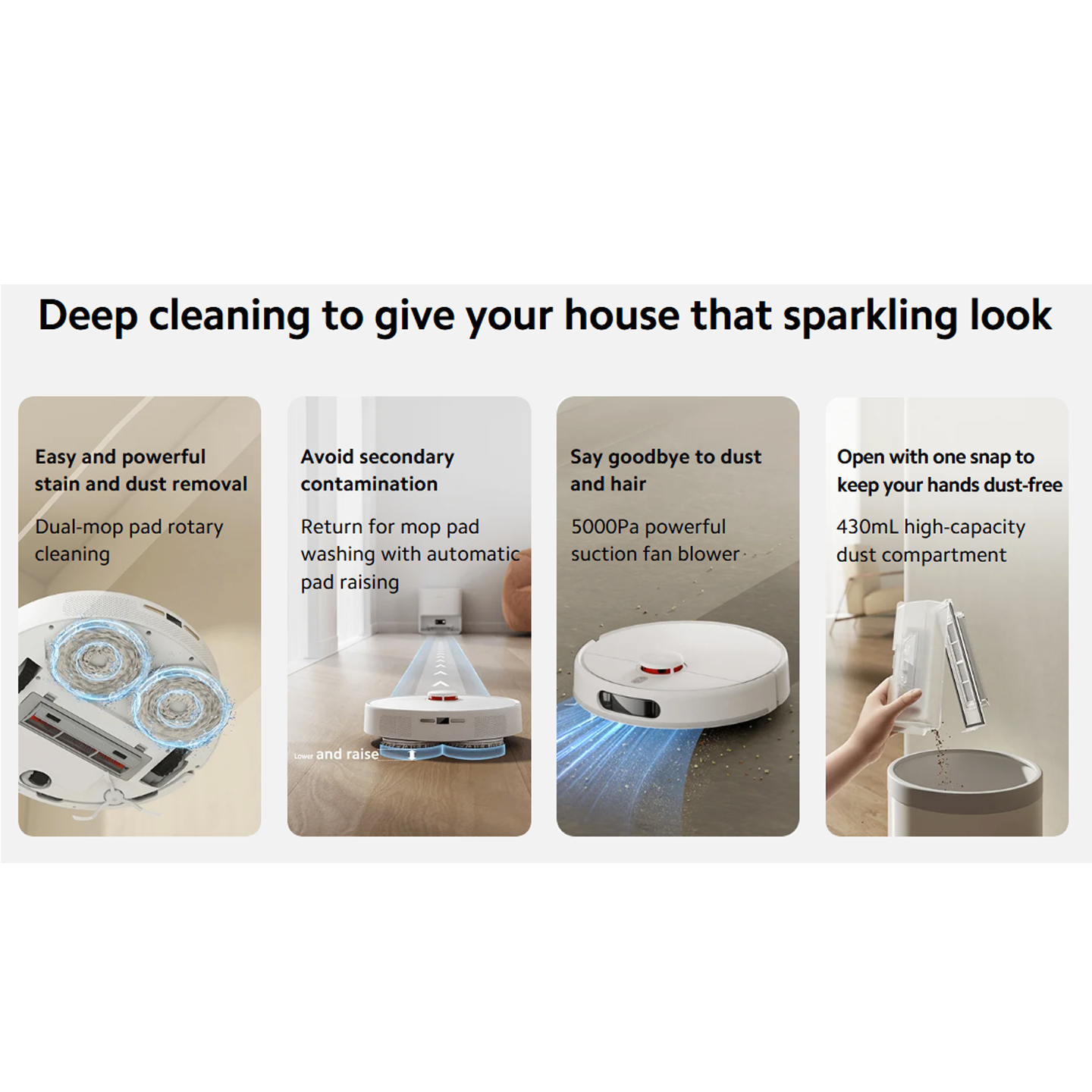 Xiaomi Robot Vacuum X20 LDS Navigation (BHR8090EN)