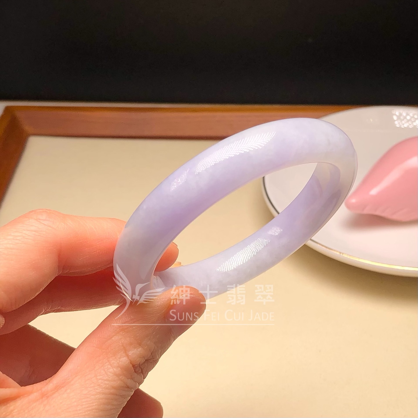 會卡紫羅蘭貴妃鐲55.5mm