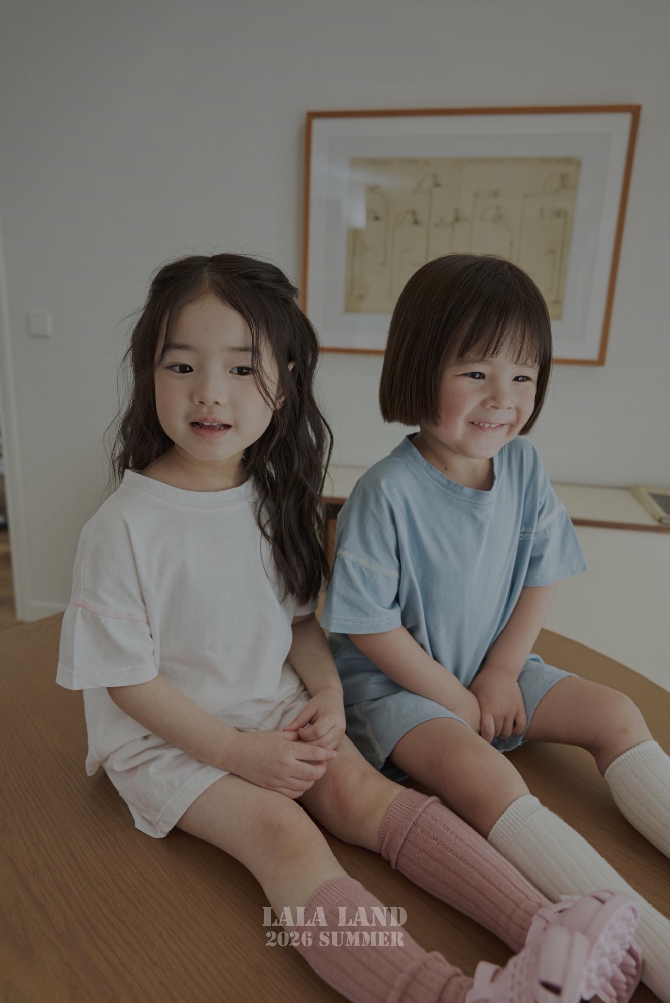 🇰🇷Lalaland kids tee/短褲