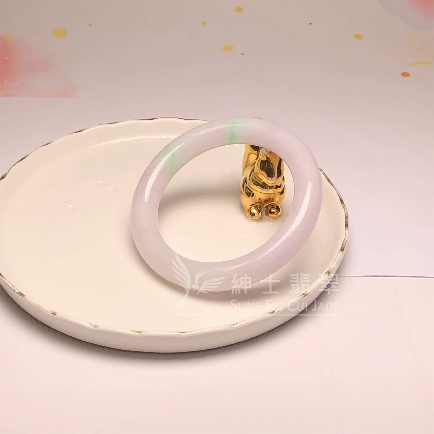 木那粉紫圓鐲52.8mm