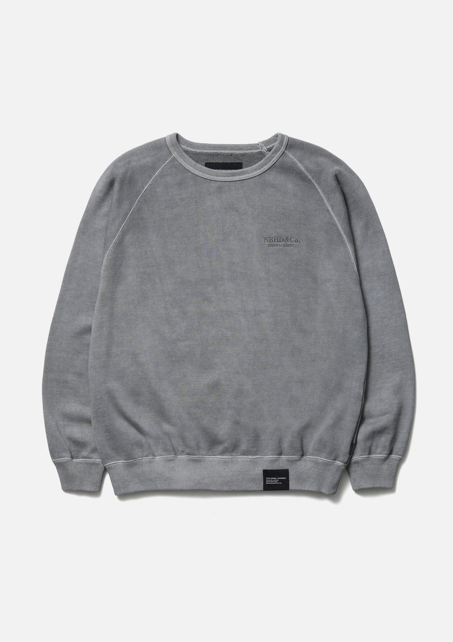 NEIGHBORHOOD PIGMENT DYED SWEAT SHIRT LS