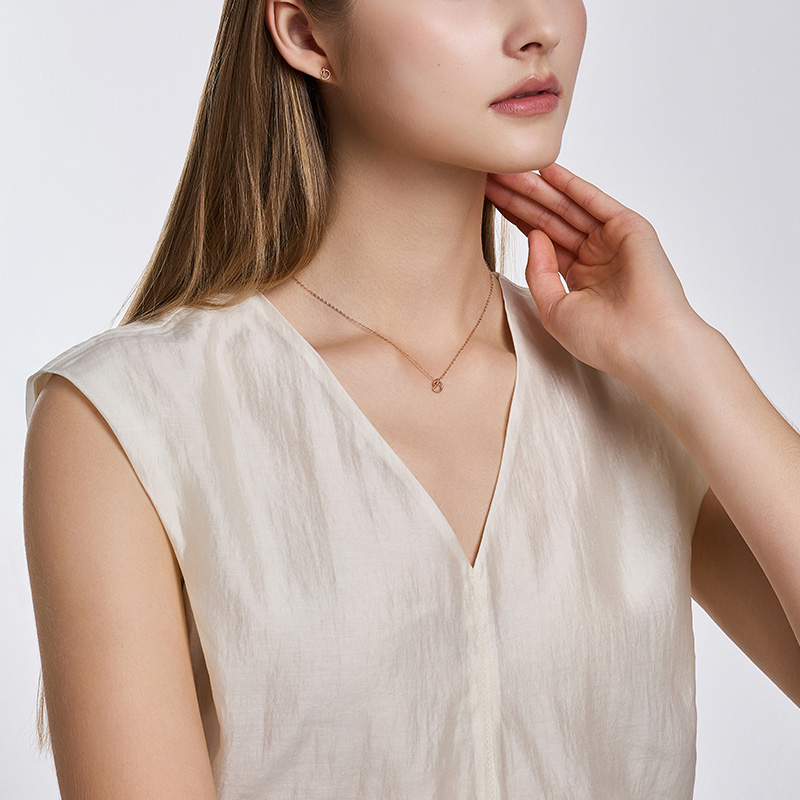 DIDIER DUBOT Miss Doux Rose Gold 玫瑰金耳環 (JDRER6S15XX)