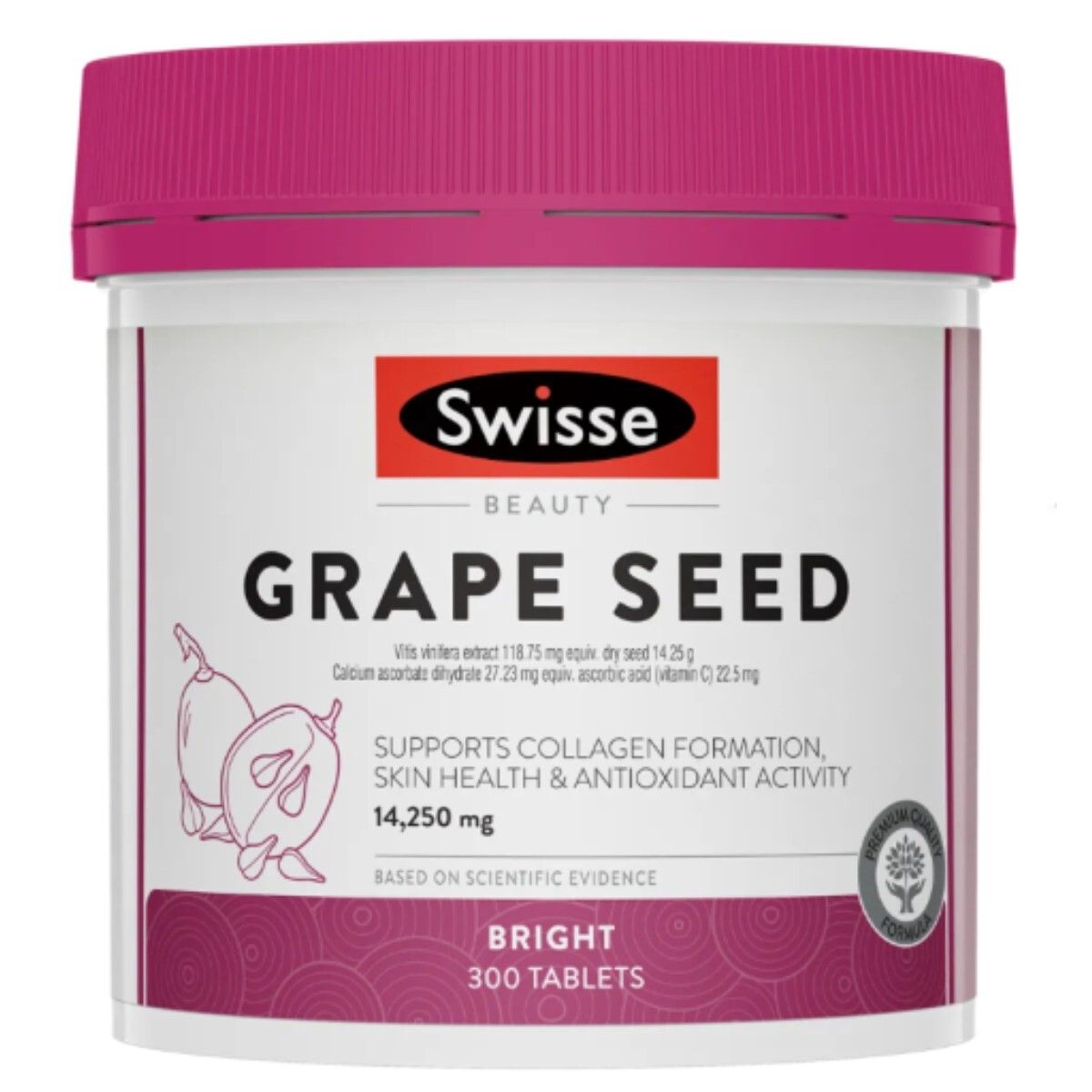 (NS)澳洲 Swisse Beauty 葡萄籽精華14250mg 300粒
