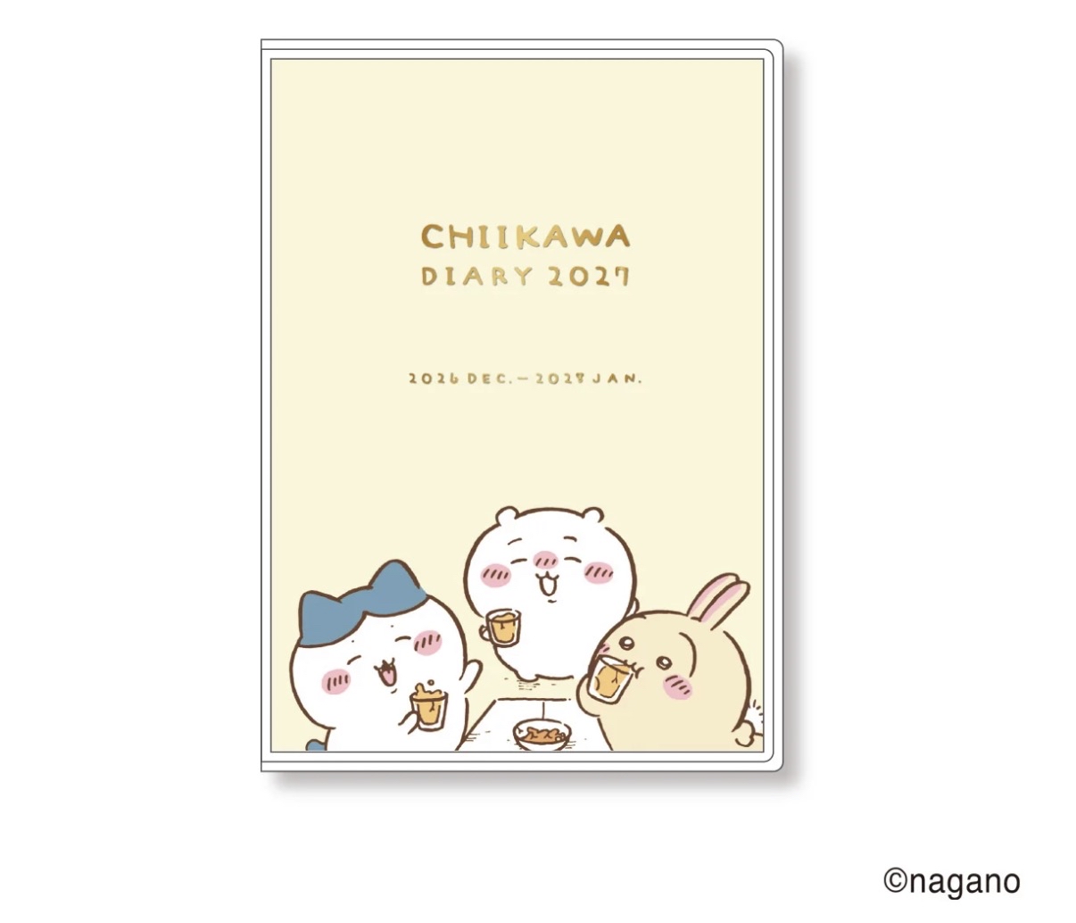 🌸 【預訂】A6 Comic 2027 Schedule book (Celebration) Chiikawa 11/8新品