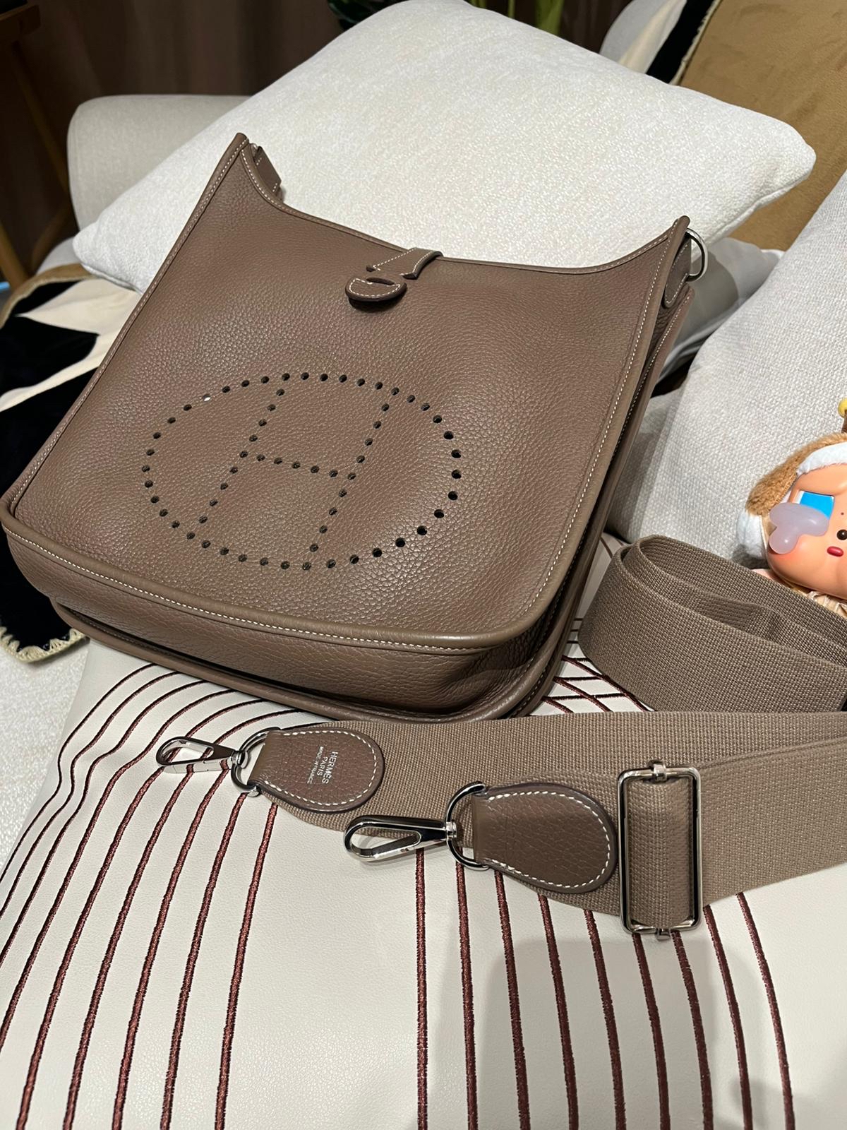 Hermes Evelyne 29 大象灰銀扣 Stamp D 100%Authentic, 98%New ✅Dust bag