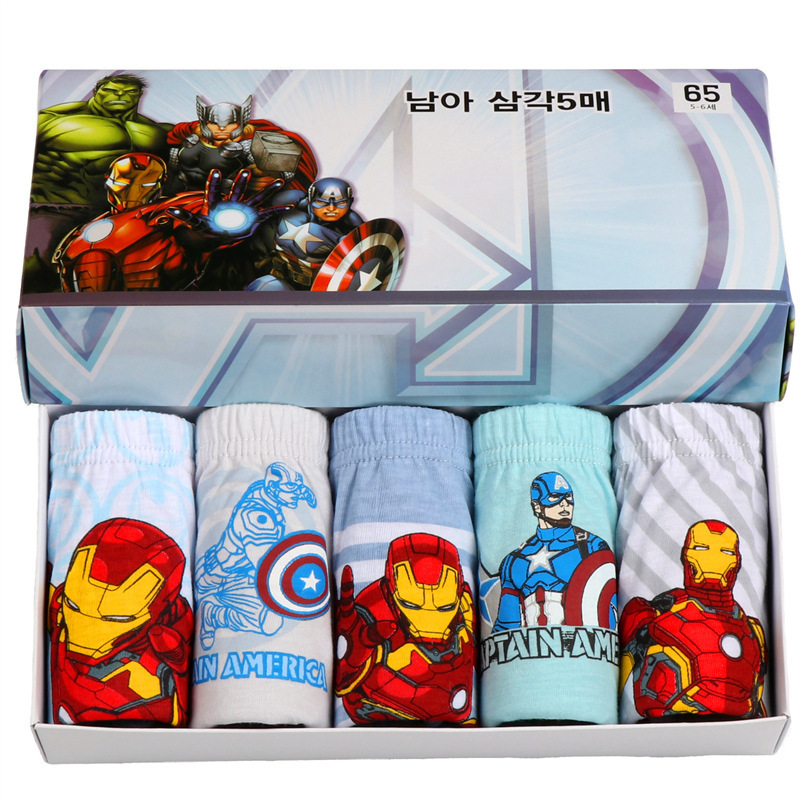 韓國純綿小童內褲 - 1盒5條 現貨