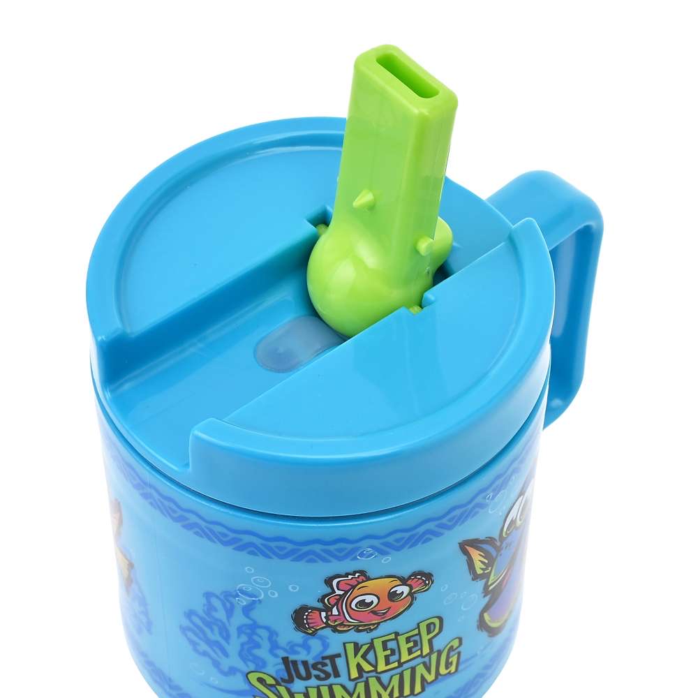 🎀【預訂】Disney Nemo Just Keep Swimming 水杯連飲管 530ml