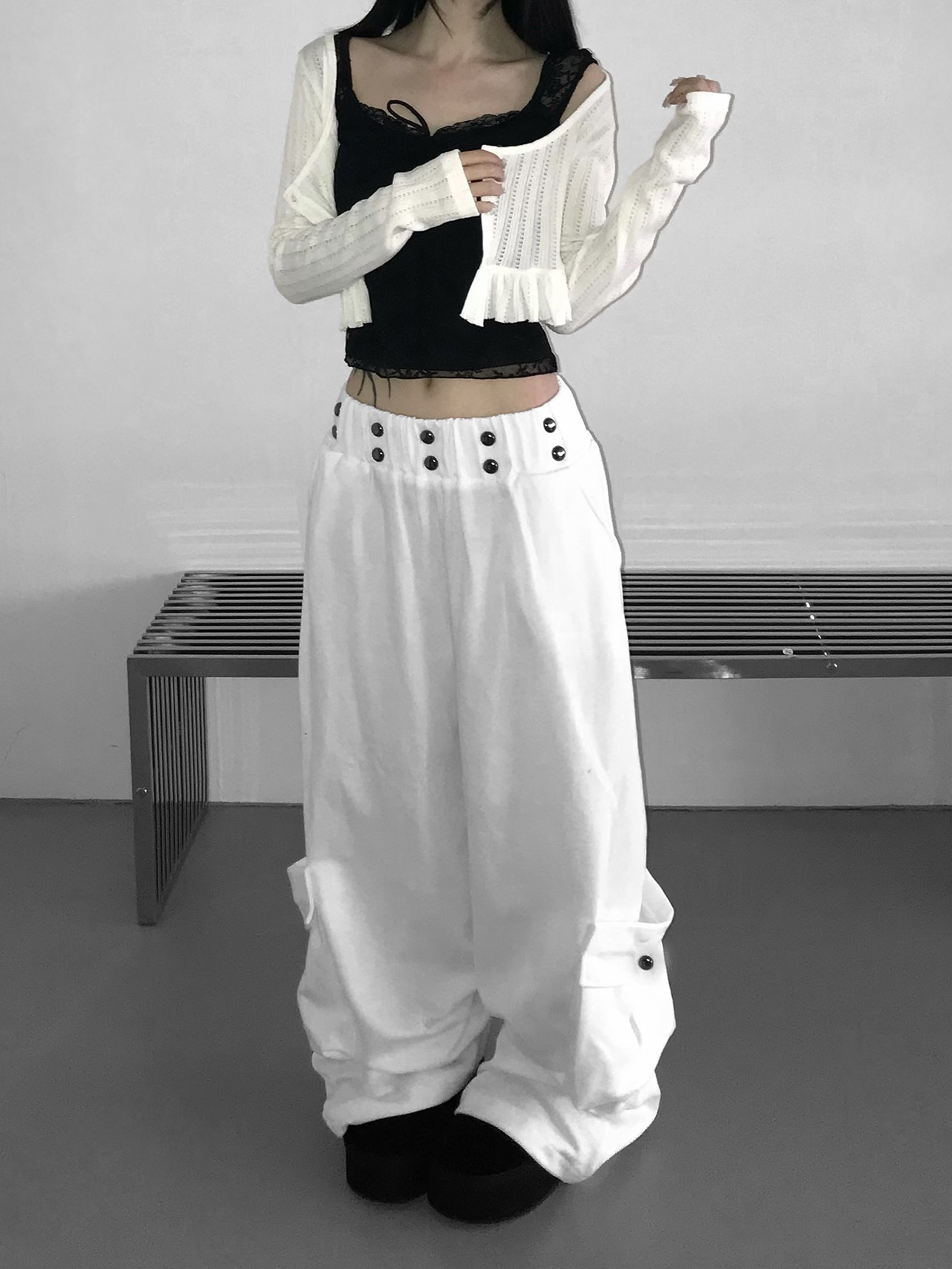 Nova Snap Wide-Leg Cargo Pants