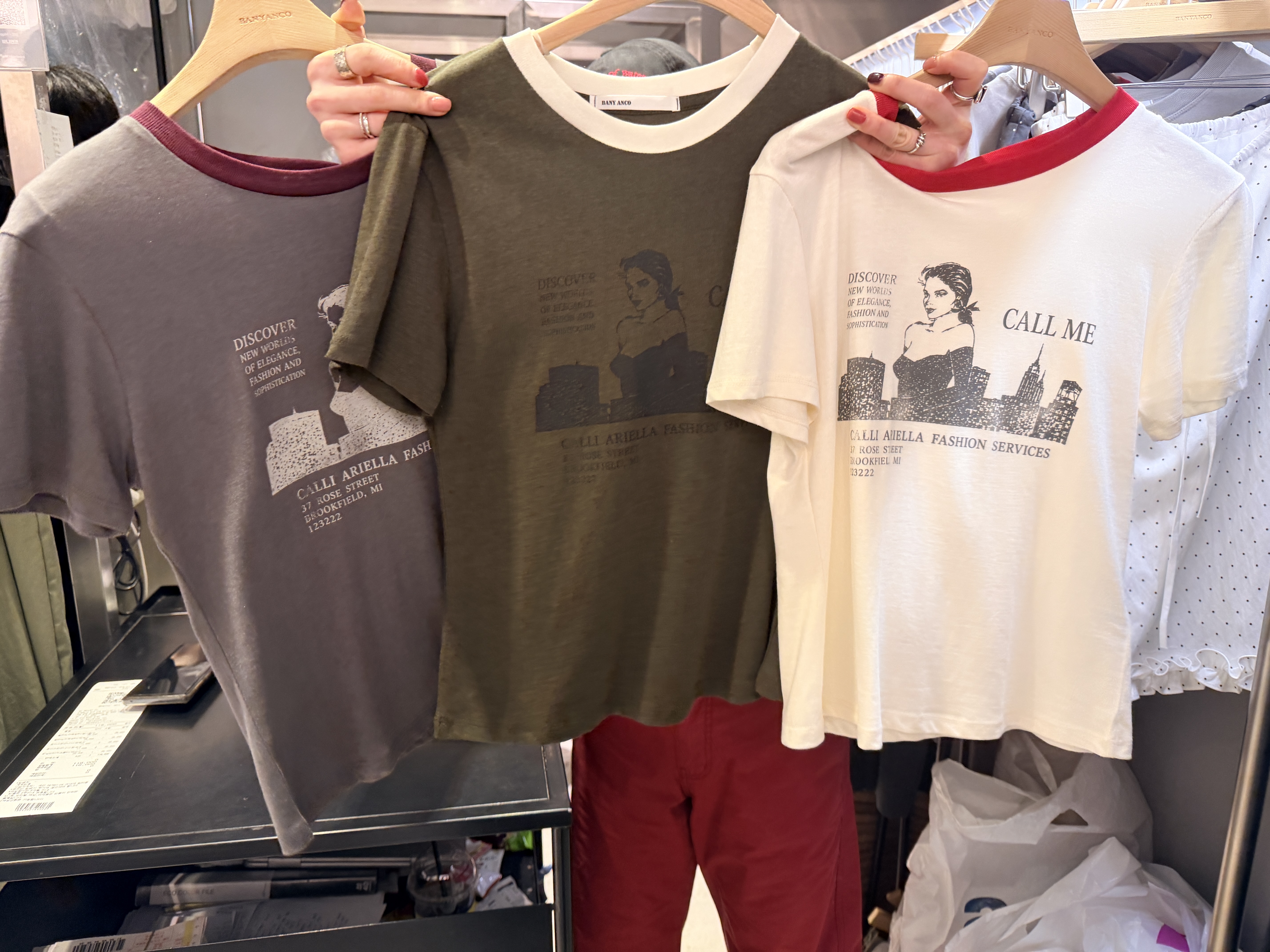 Soft woman printed tee
