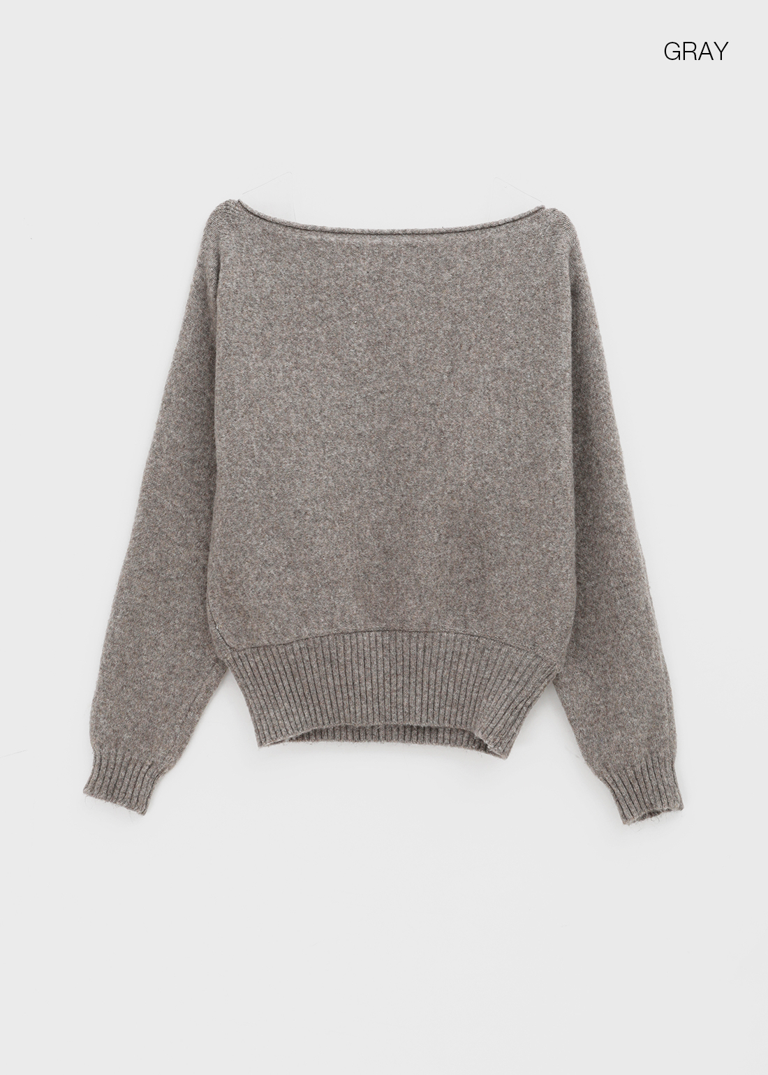 Asymmetric Off-Shoulder Knit