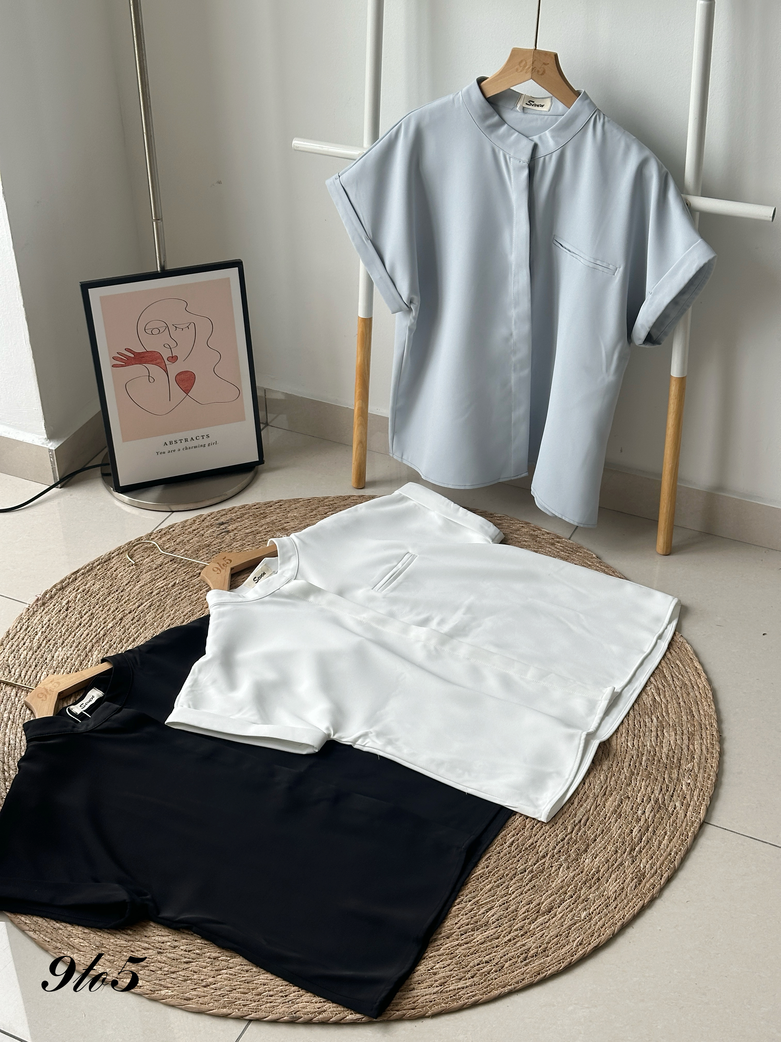 T4098 Cape Sleeve Shirt - 3 Colors 