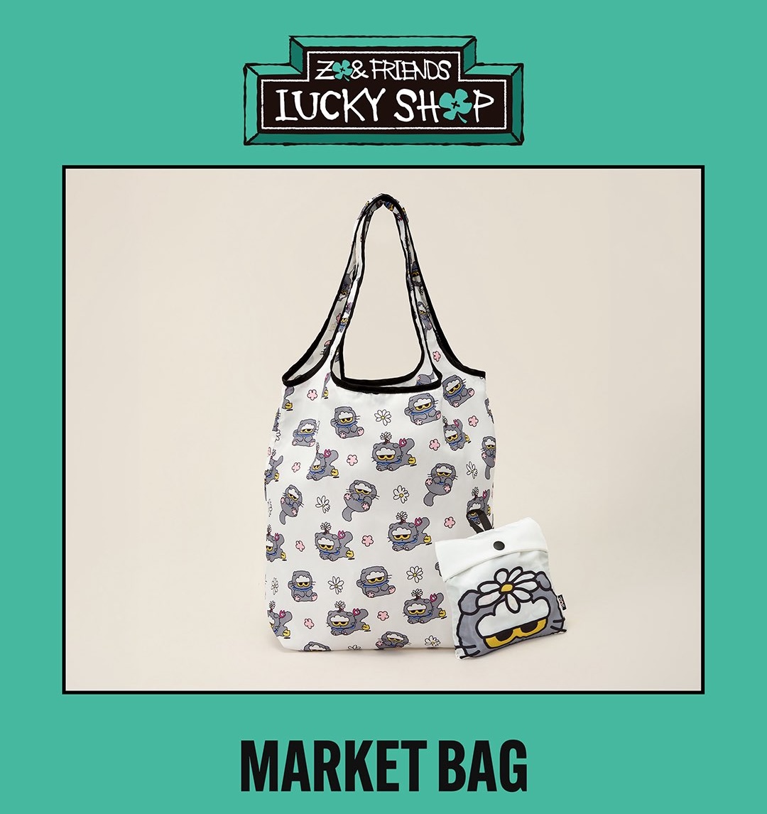 📦訂購 韓國代購 ZO&FRIENDS ZOA MARKET BAG 灰貓購物袋